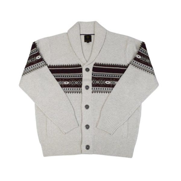 Button Schawl Aztec Cardigan