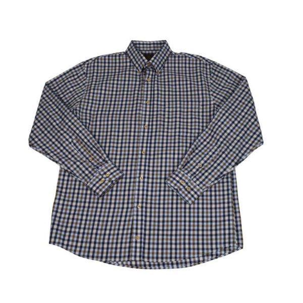 Twill Check Button Down