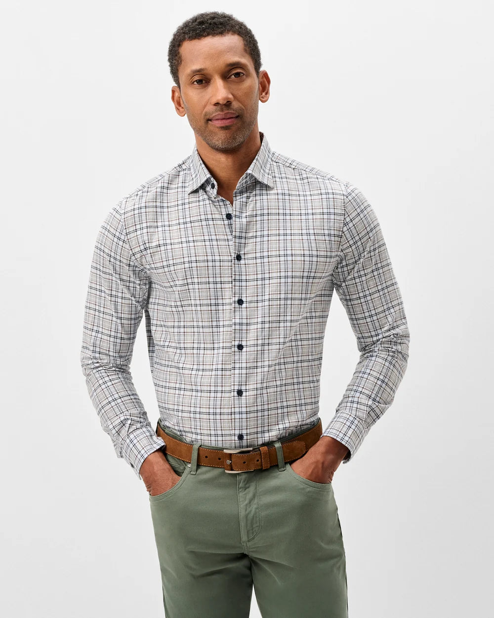 Performance Flannel Button Down Shirt - Tahoe Plaid