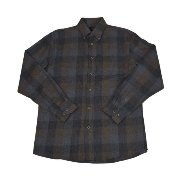Large Check Button Down
