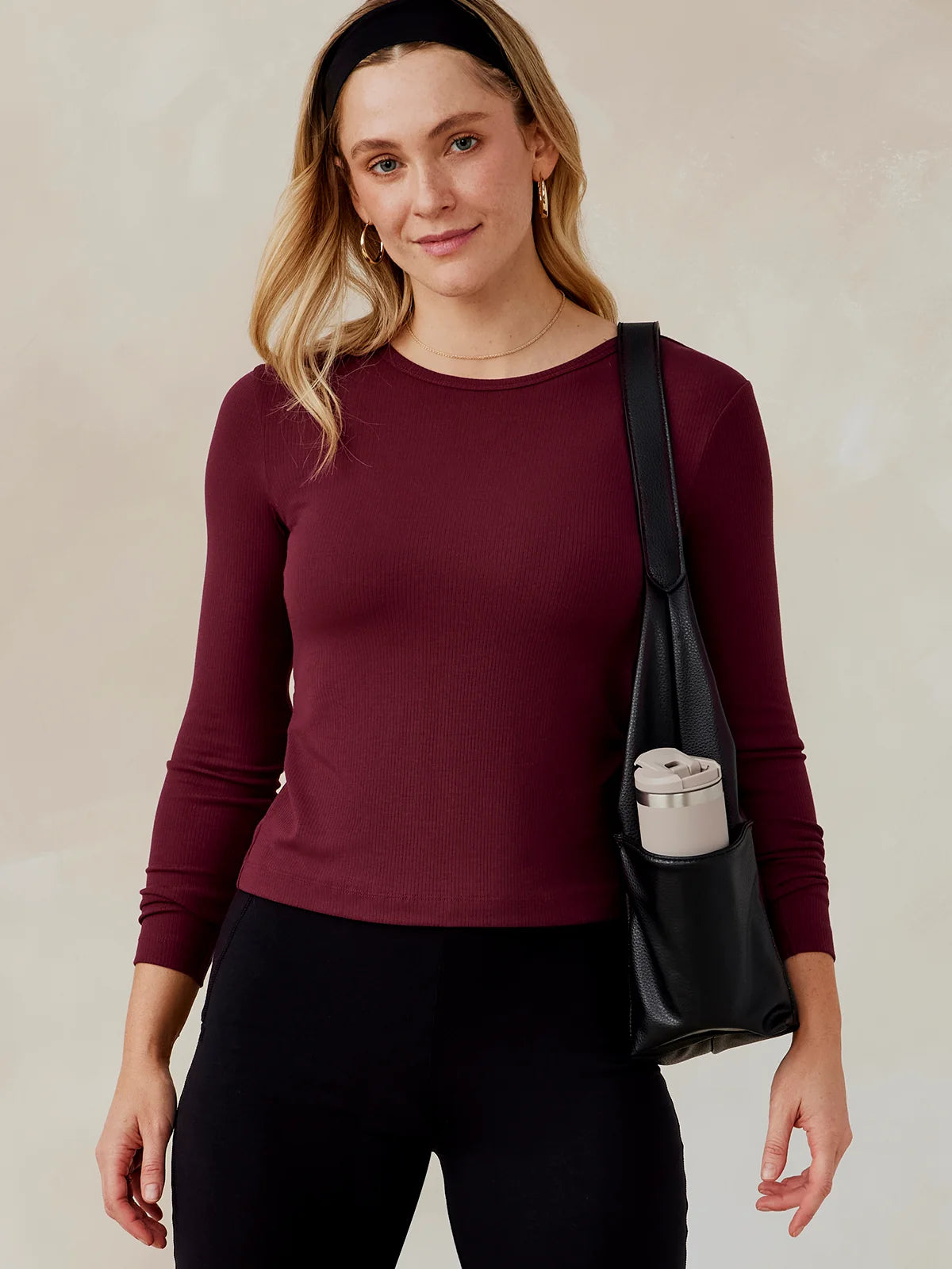 Microlux Rib Long Sleeve T
