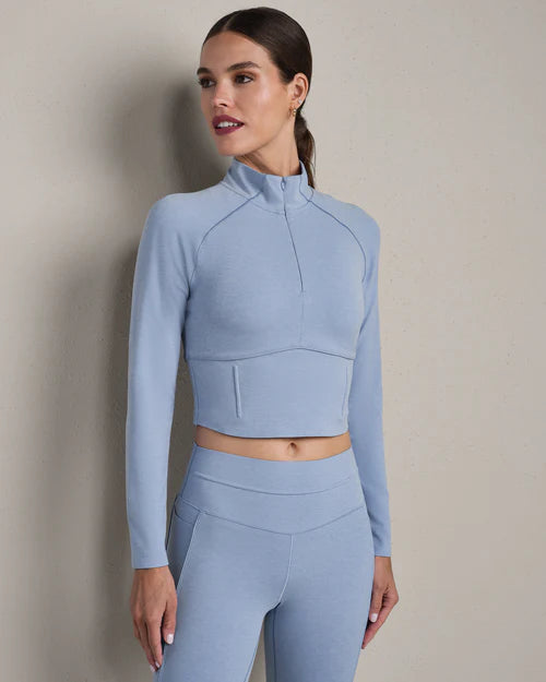 Heather Revive Quarter Zip