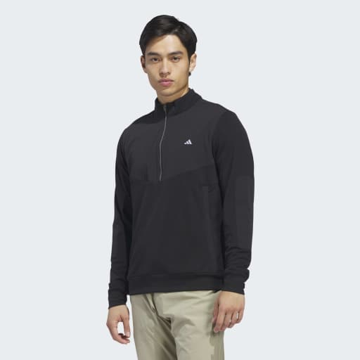 Black Ultimate Hybrid Quarter Zip