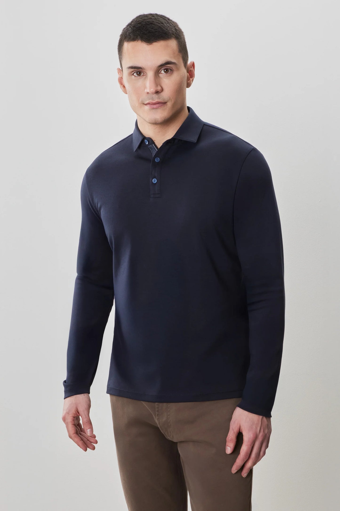 Barakett Herringbone Dress Polo