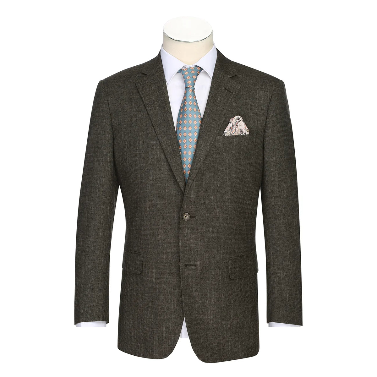 Dark Brown Classic Fit Blazer