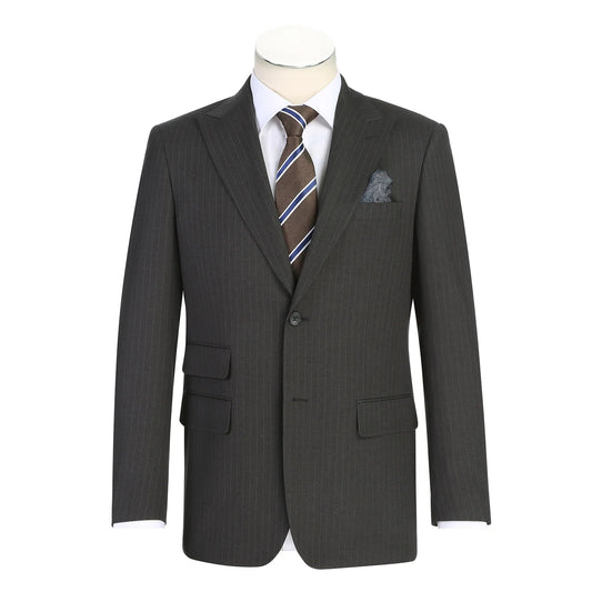 700 Signature Charcoal Slim Fit 2 Peak Lapel