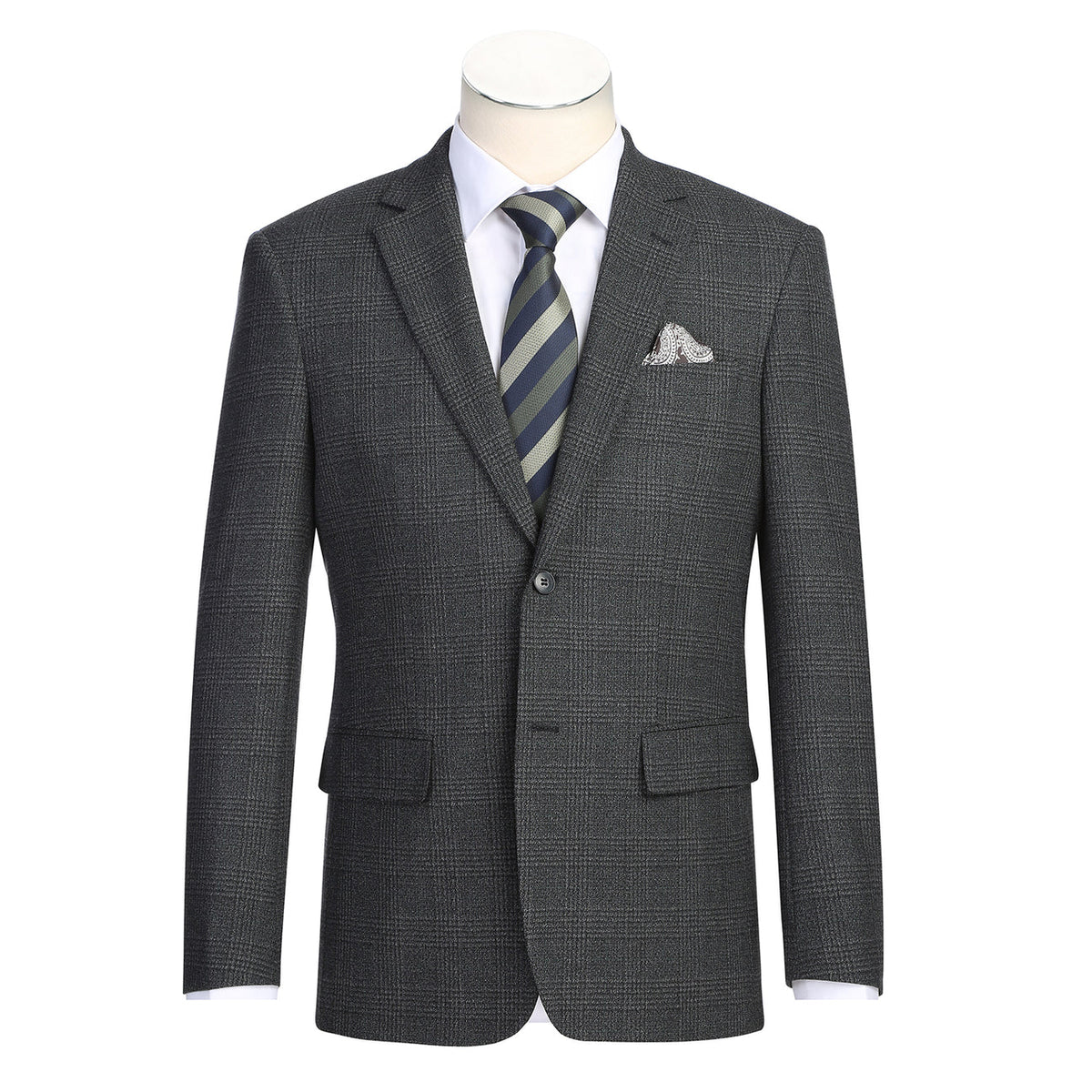 Charcoal Slim Fit Blazer