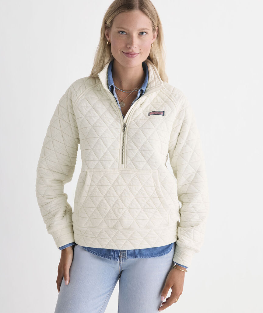 Quilted Quarter Zip