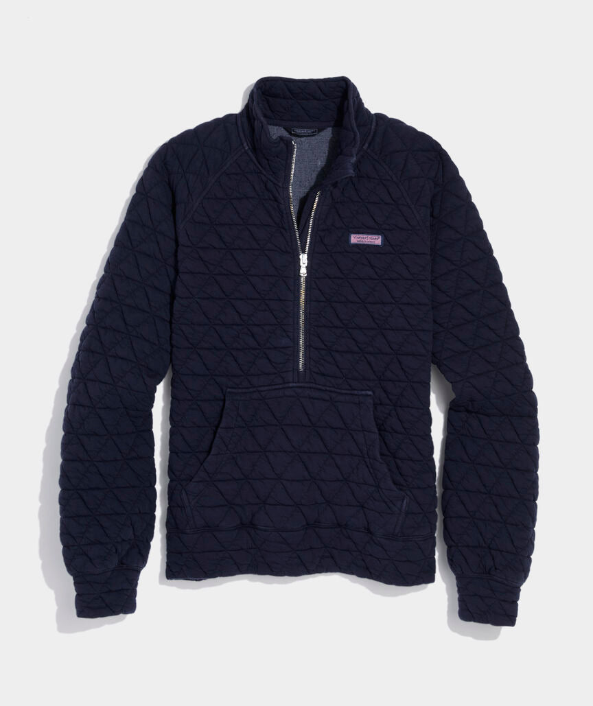 Quilted Quarter Zip