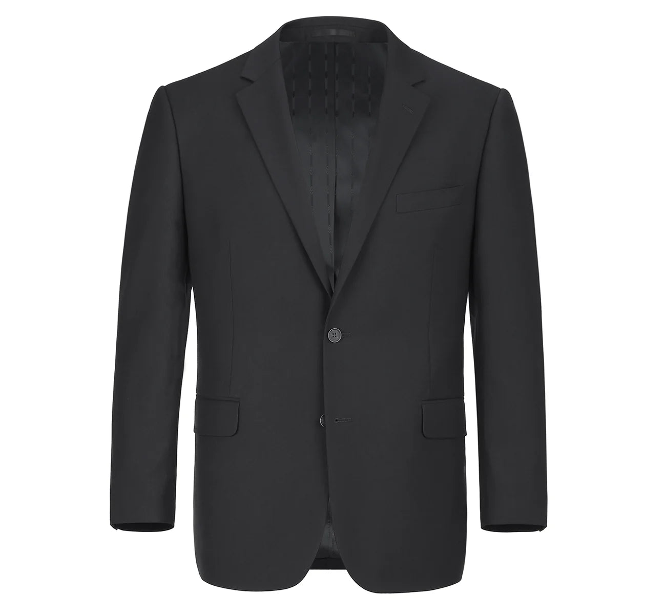 700 Signature Black Classic Suit No Vest