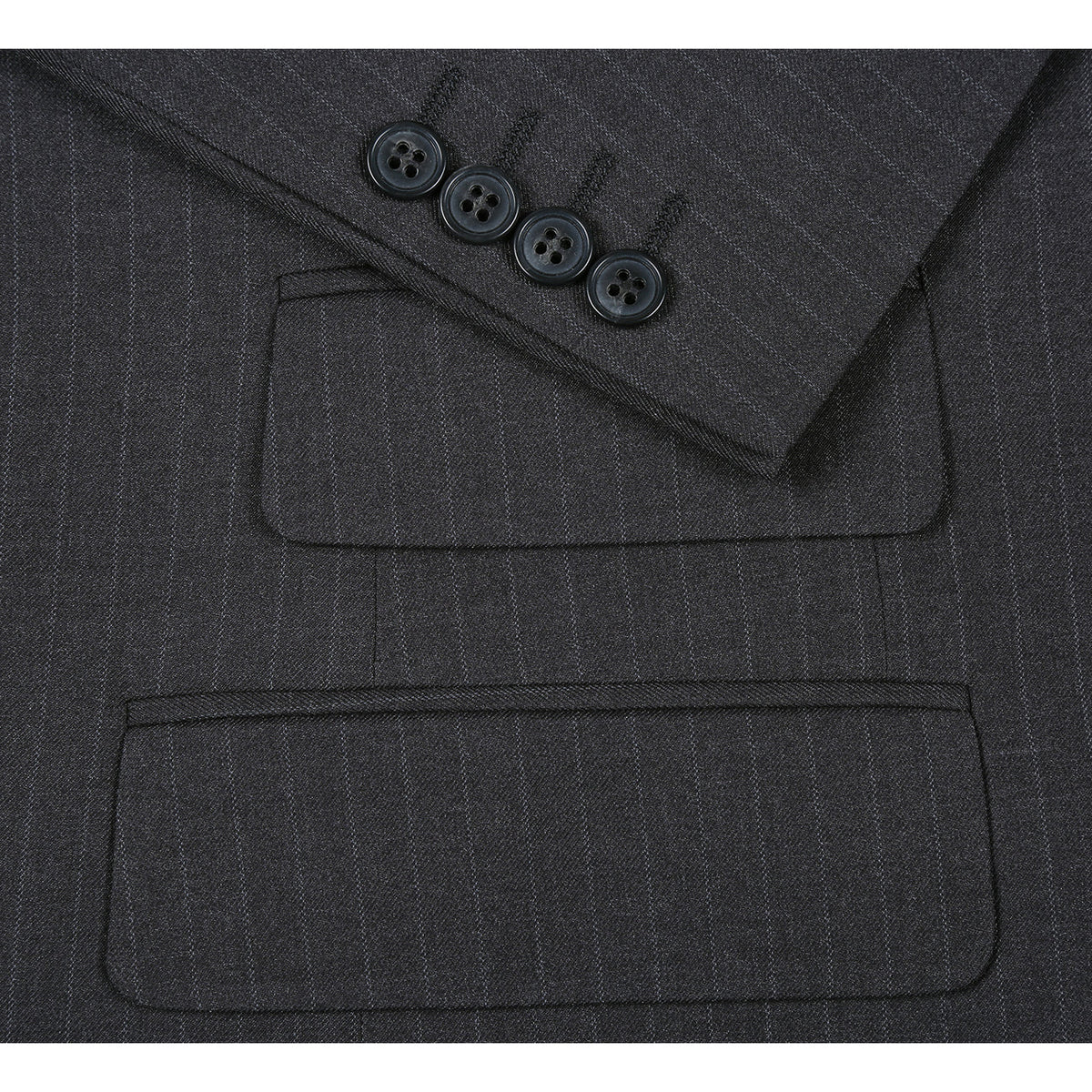 700 Signature Charcoal Slim Fit 2 Peak Lapel