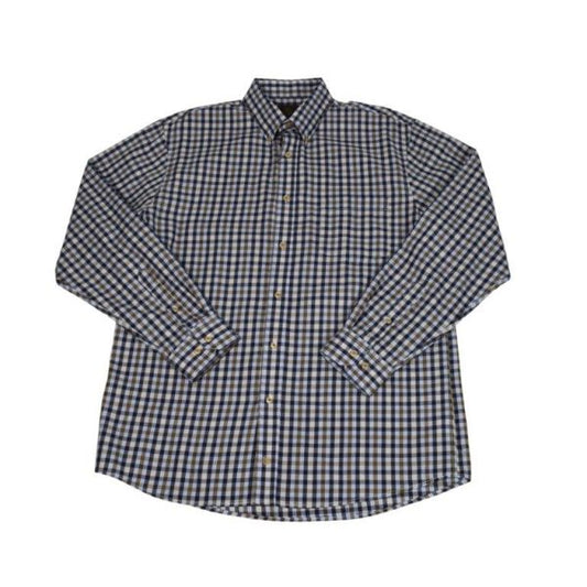 Twill Check Button Down