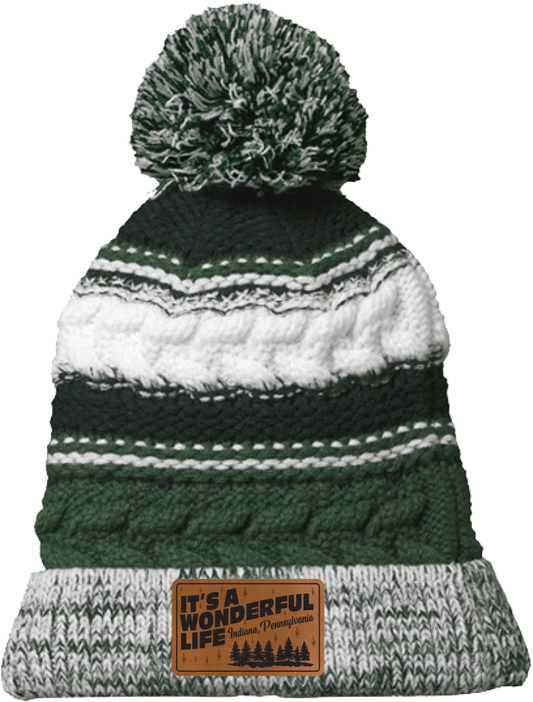 2025 Wonderful Life Pom pom Beanie