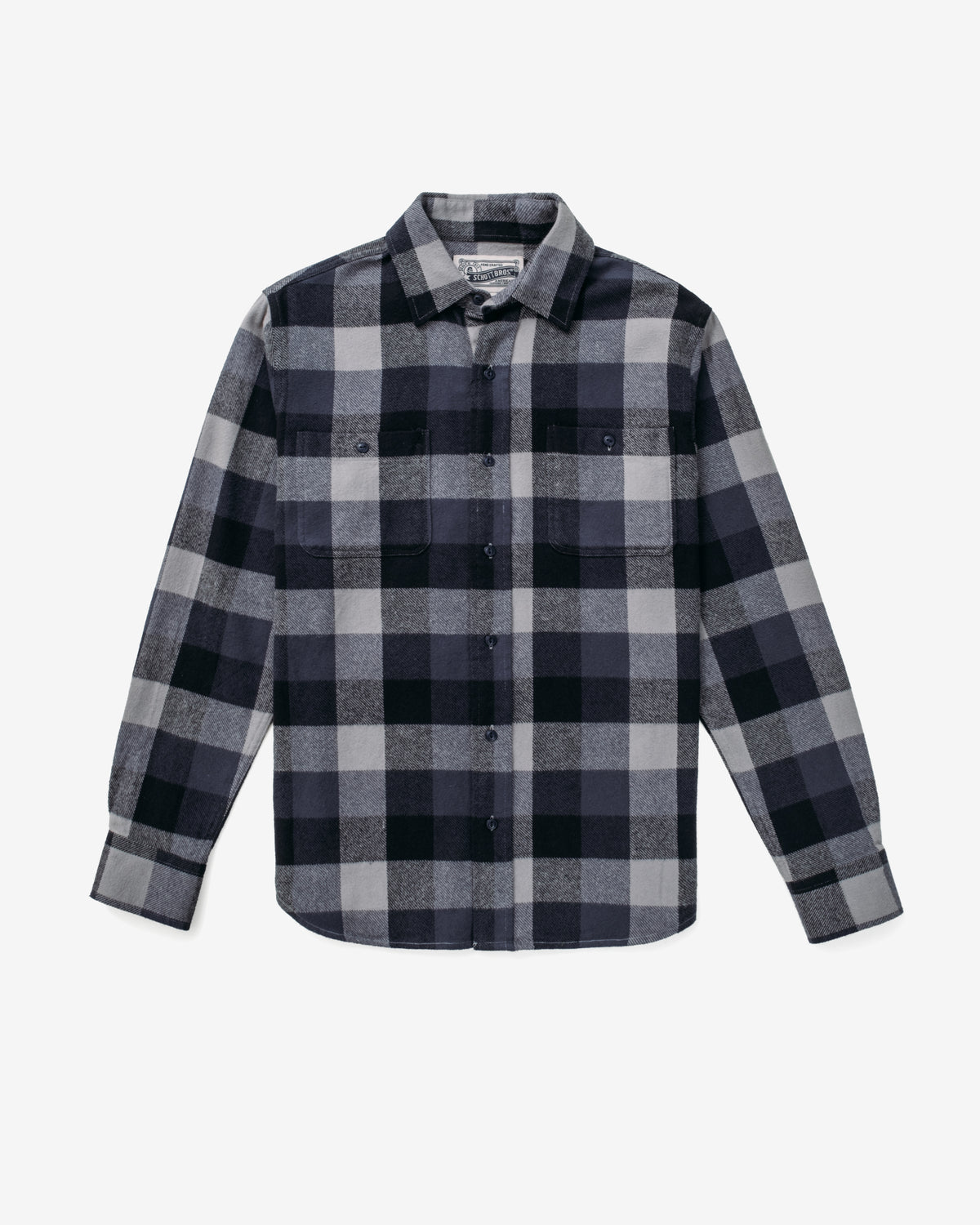 Plaid Cotton Flannel Shirt