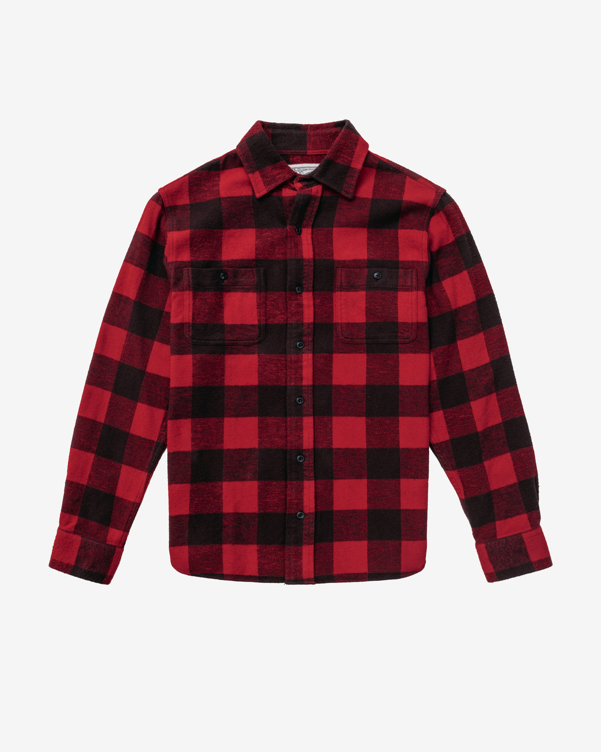 Plaid Cotton Flannel Shirt
