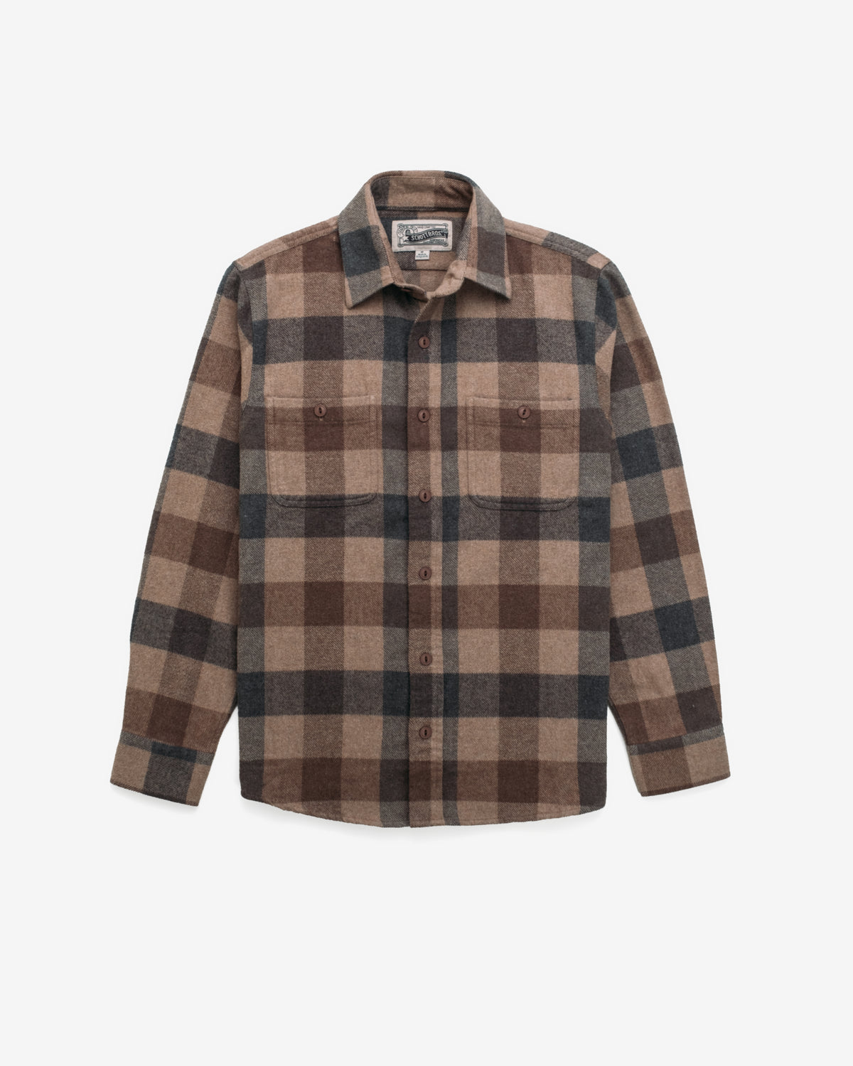 Plaid Cotton Flannel Shirt