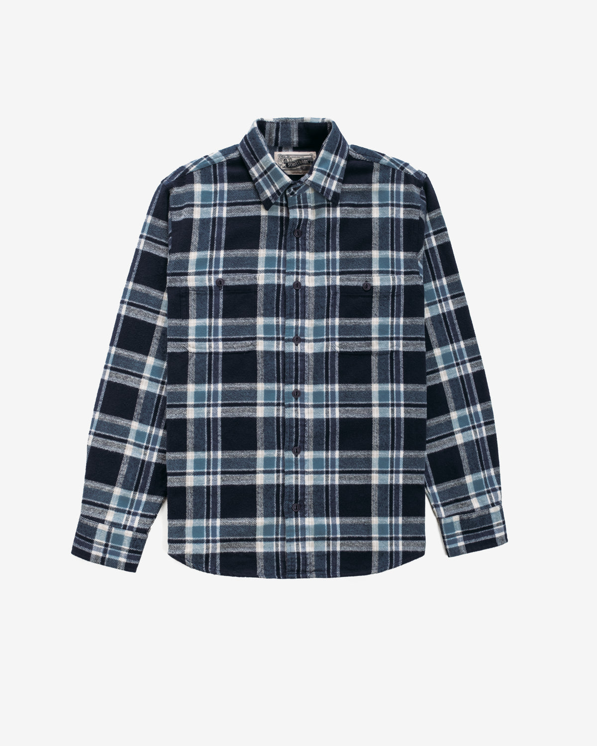 Plaid Cotton Flannel Work Shirt