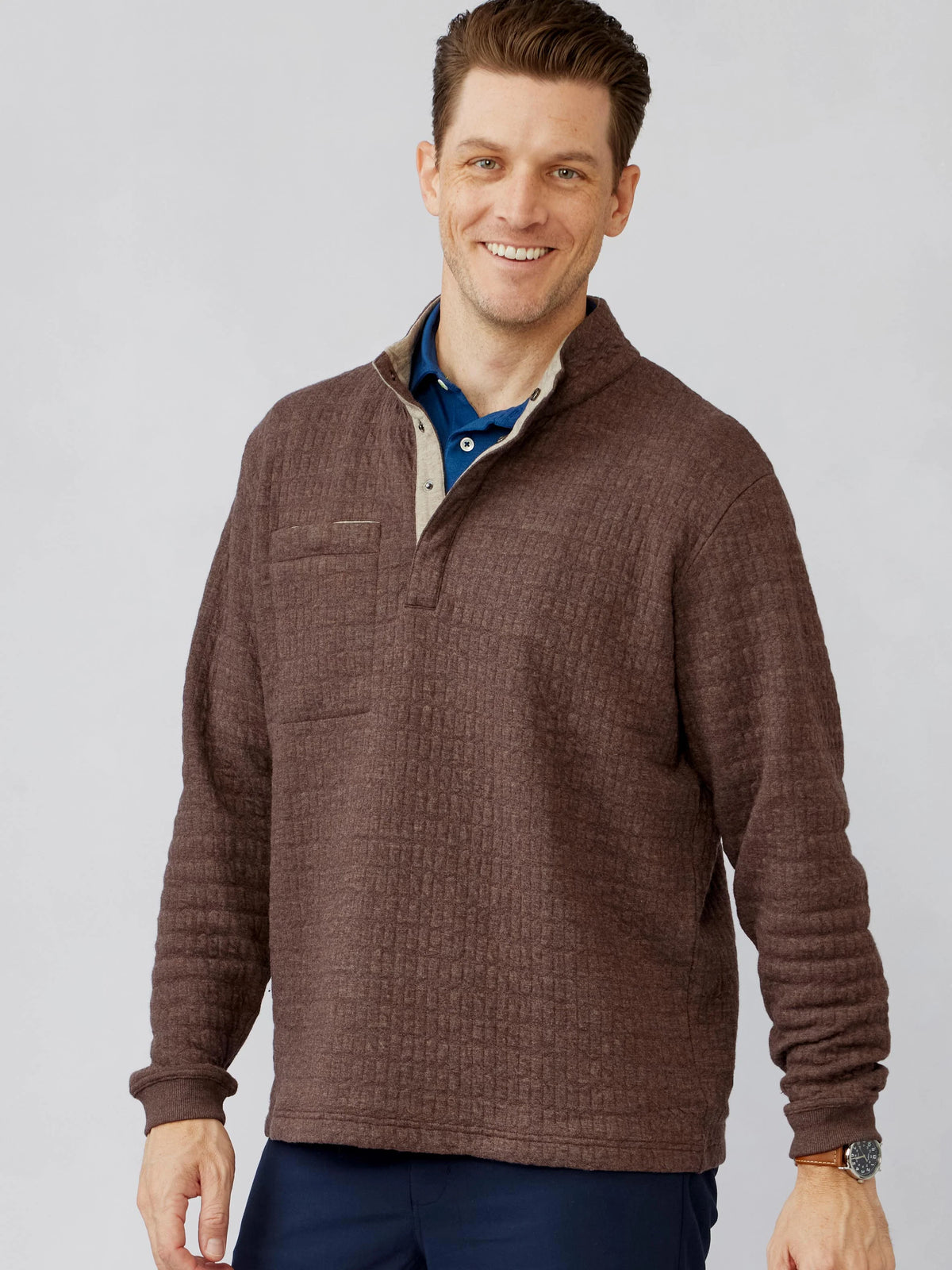 Mainline Quilted Pullover